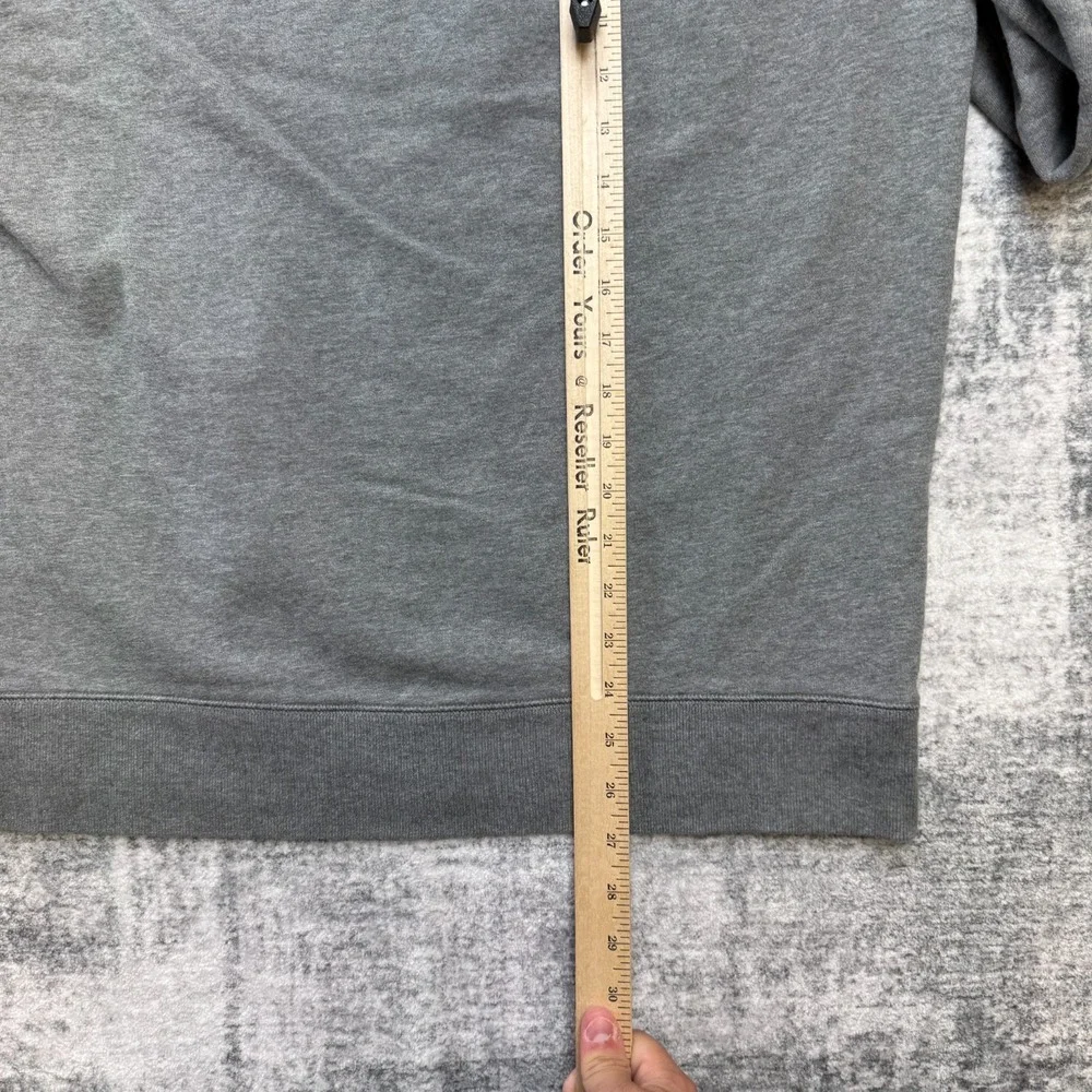 Banana Republic Sweatshirt Mens Large Gray Safari Elephant Heritage Terry Crew